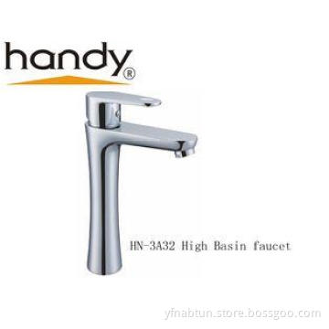 Single Handle Brass Bathroom Basin Faucet For Above Counter